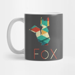 Fox Geometric Design Mug